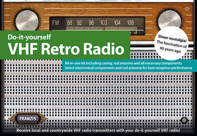 Do It Yourself FM Retro Radio Kit & Manual -  Franzis Verlag GmBH