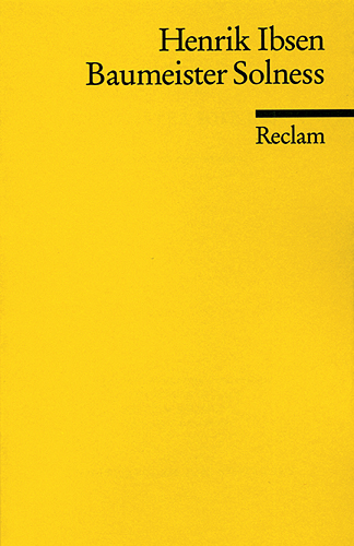 Baumeister Solness - Henrik Ibsen