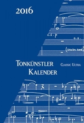 Tonkünstler-Kalender 'Classic Ultra', Taschenkalender 2016