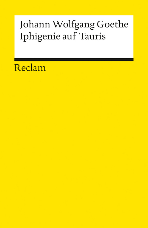 Iphigenie auf Tauris - Johann Wolfgang Goethe