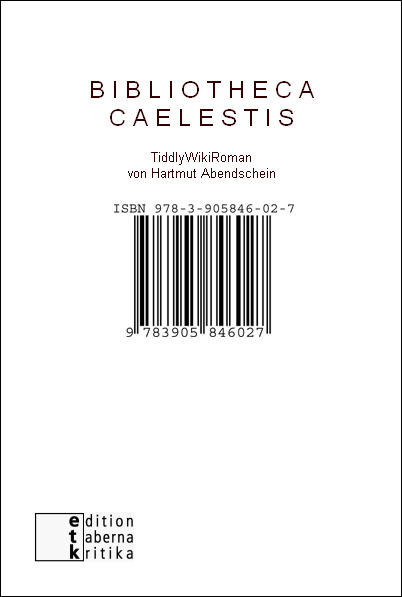 Bibliotheca Caelestis - Hartmut Abendschein