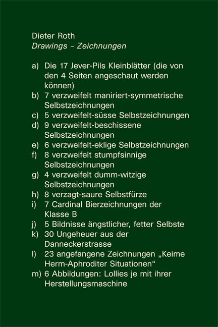 Dieter Roth - Dieter Roth, Veit Loers