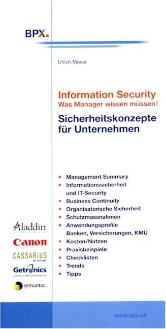 Information Security (Informationssicherheit) - Ulrich Moser