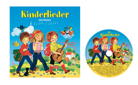 Kinderlieder nit Noten + CD
