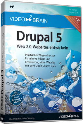 Drupal 5 - video2brain Video-Training - Software-Paket (Drupal 5, XAMPP)