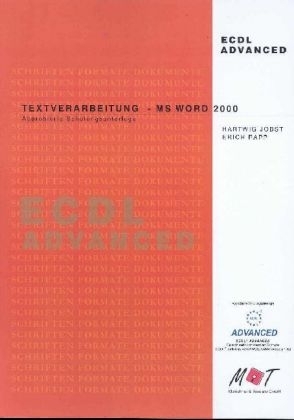 Textverarbeitung MS Word 2000 Advanced
