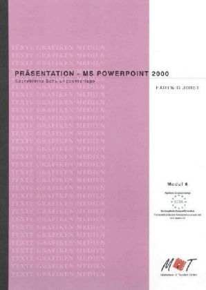 Pr&auml;sentation MS PowerPoint 2000