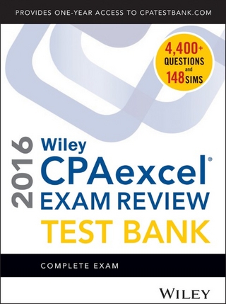 Wiley CPAexcel Exam Review 2016 Test Bank