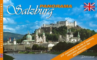 Pocket-Pano Salzburg Stadt, Sommer, Englisch