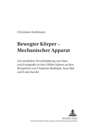 Bewegter Körper – Mechanischer Apparat