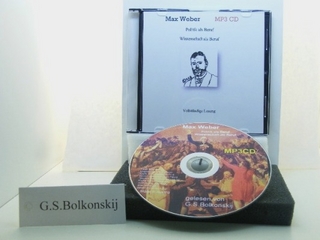 Max Weber - Politik als Beruf; Wissenschaft als Beruf (1 MP3 CD)