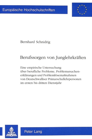 Berufssorgen von Junglehrkräften