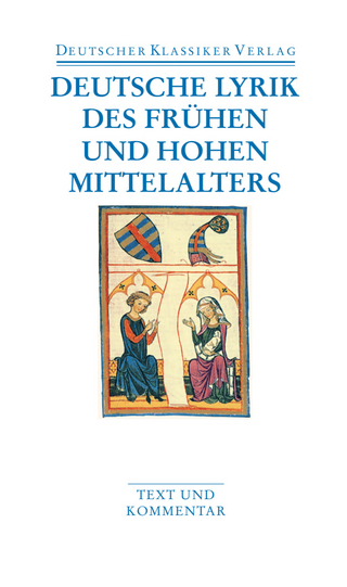 Deutsche Lyrik des frühen und hohen Mittelalters