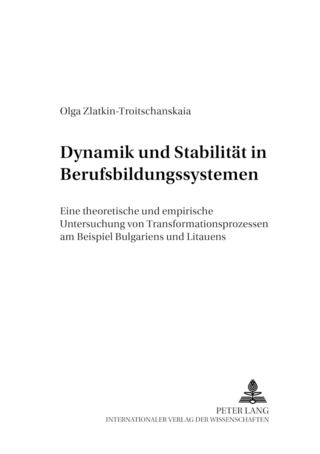 Dynamik und Stabilität in Berufsbildungssystemen