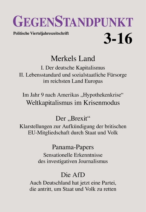 GegenStandpunkt 3-16 - 