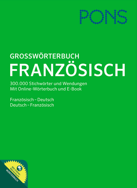 PONS Gro&szlig;w&ouml;rterbuch Franz&ouml;sisch