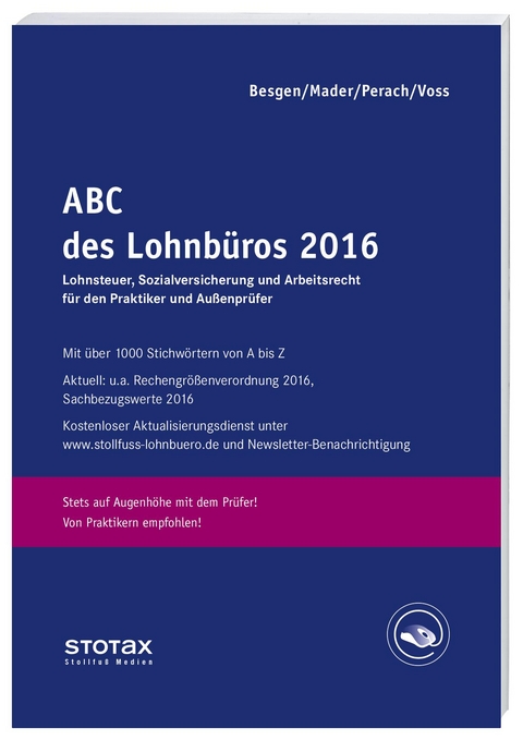 ABC des Lohnb&uuml;ros 2016 - Klaus Mader, Detlef Perach, Rainer Voss, Dietmar Besgen