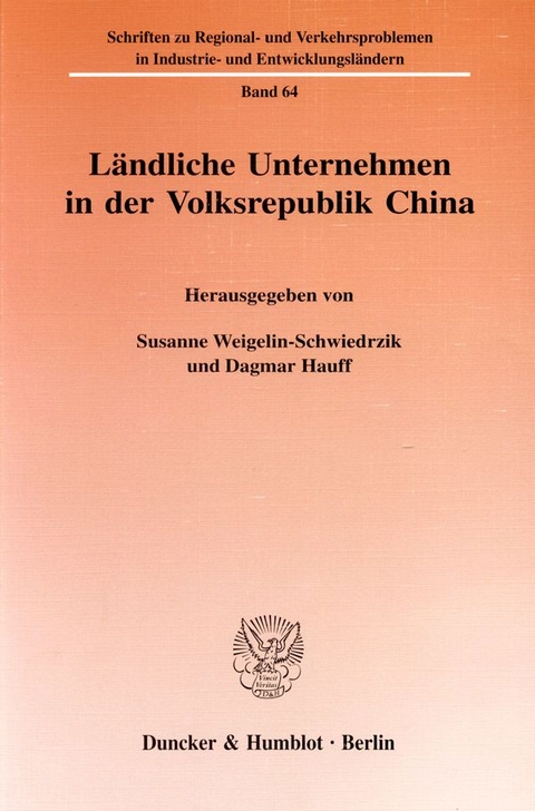 L&auml;ndliche Unternehmen in der Volksrepublik China. - 