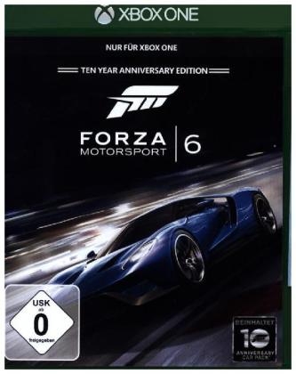 Forza Motorsport 6, XBox One-Blu-ray Disc (Ten Year Anniversary Edition)