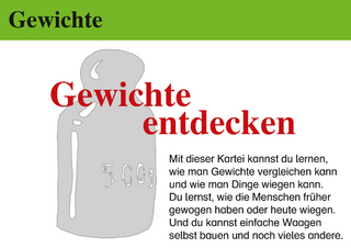 Größen-Kartei: Gewichte entdecken (4. und 5. Schuljahr)