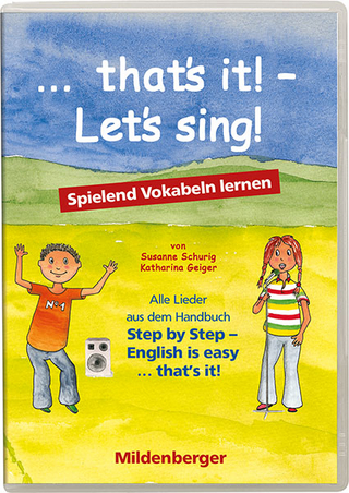 ... that`s it! – Let’s sing! – Audio-CD