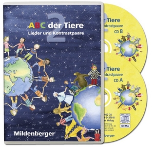 ABC der Tiere / ABC der Tiere 2 – Lieder und Kontrastpaare, 2 Audio-CDs