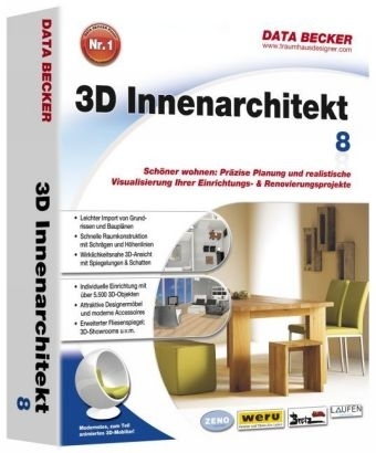 3D Innenarchitekt 8, 1 CD-ROM