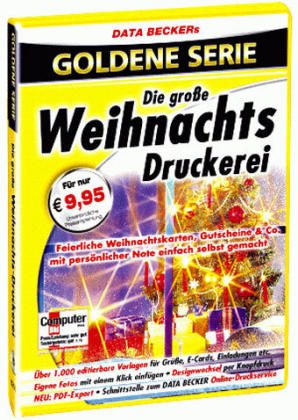 Die große Weihnachts-Druckerei, 1 CD-ROM