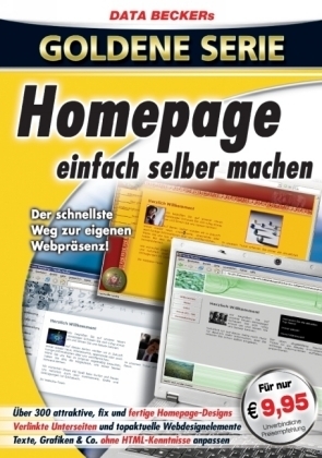 Homepages einfach selber machen, 1 CD-ROM