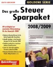 Das große Steuer-Sparpaket 2008/2009, 1 CD-ROM in Box