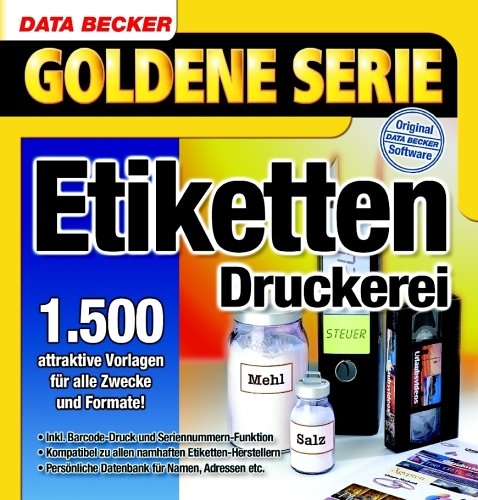 Etiketten-Druckerei, 1 CD-ROM