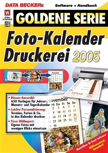 Foto-Kalender Druckerei 2005, 1 CD-ROM