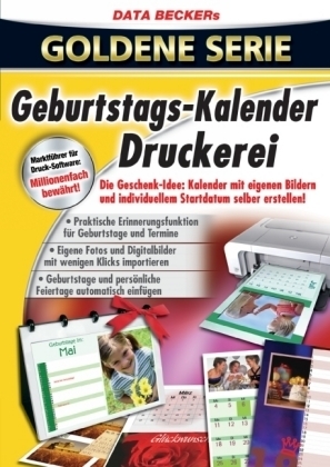 Geburtstags-Kalender-Druckerei, 1 CD-ROM