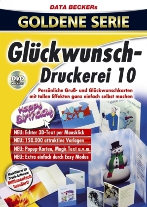 Glückwunsch-Druckerei 10, 1 DVD-ROM