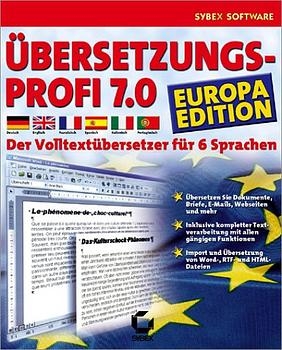 &Uuml;bersetzungsprofi 7.0 Europa Edition