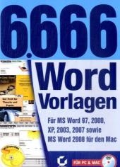 6.666 Word Vorlagen, DVD-ROM