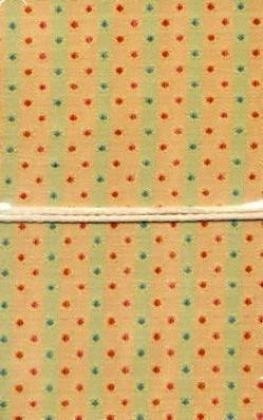 Kleines Einschreibbuch - gold (Stoff)