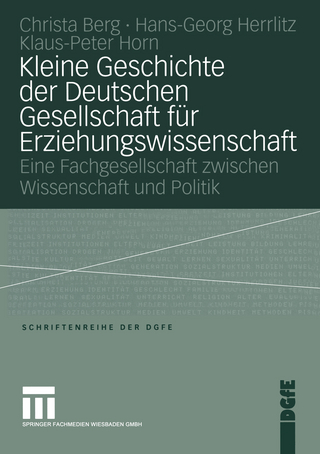 Kleine Geschichte der Deutschen Gesellschaft für Erziehungswissenschaft