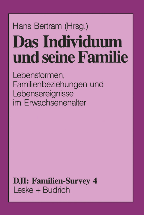 Das Individuum und seine Familie - 