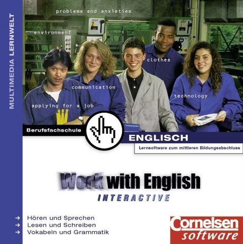 Work with English - Interactive. Lernsoftware / Europ&auml;ischer Referenzrahmen: A2 bis B1 - CD-ROM - Michael Hinton
