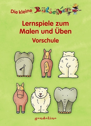 Lernspiele zum Malen und Üben Vorschule (Wilde Tiere)