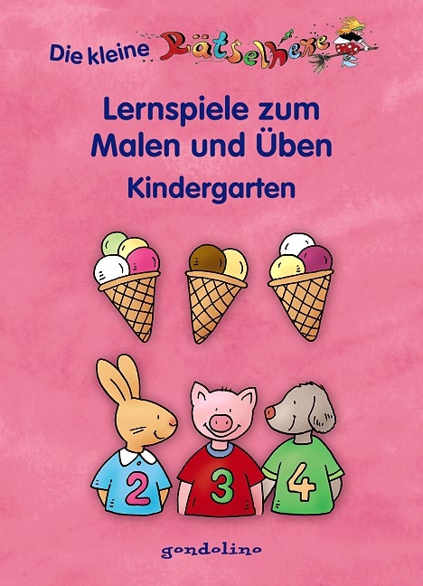 Lernspiele zum Malen und &Uuml;ben Kindergarten (Eis)
