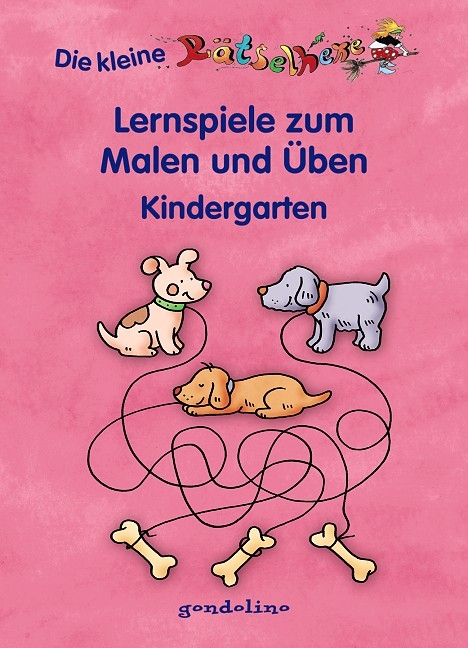 Lernspiele zum Malen und &Uuml;ben Kindergarten (Hunde)