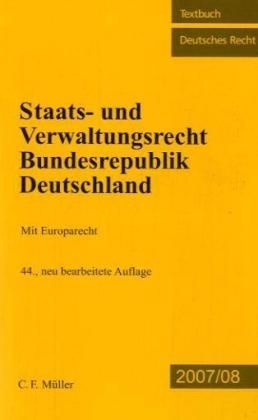 Staats- und Verwaltungsrecht Bundesrepublik Deutschland - 