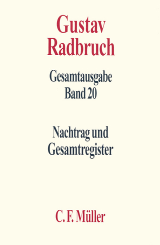 Gustav Radbruch Gesamtausgabe