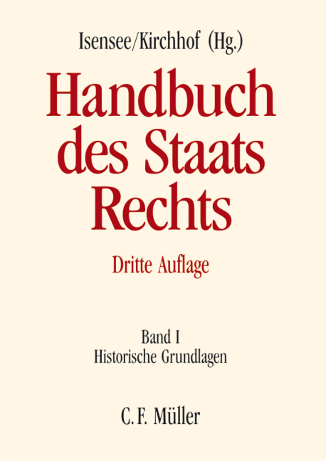 Handbuch des Staatsrechts - 