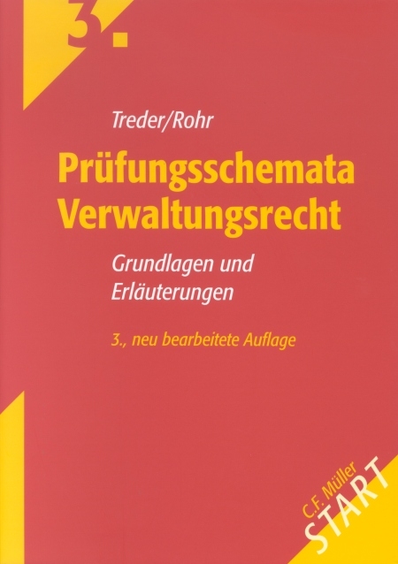 Pr&uuml;fungsschemata Verwaltungsrecht - Lutz Treder, Wolfgang Rohr