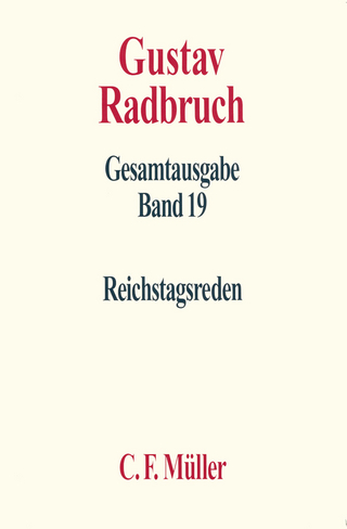 Gustav Radbruch Gesamtausgabe