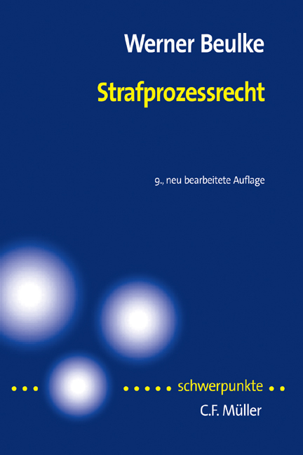 Strafprozessrecht - Werner Beulke