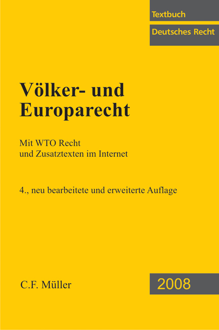 V&ouml;lker- und Europarecht - 